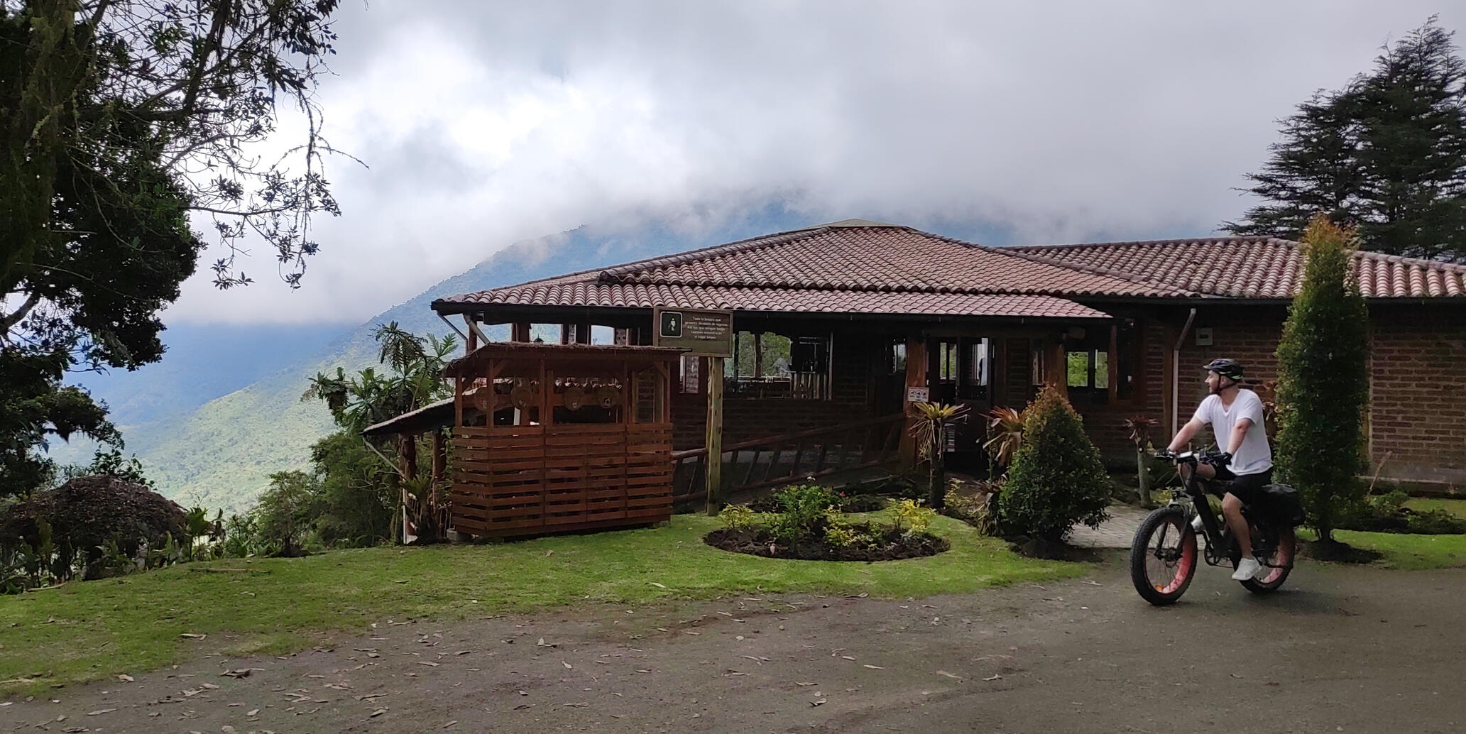 Lunch stop with a view